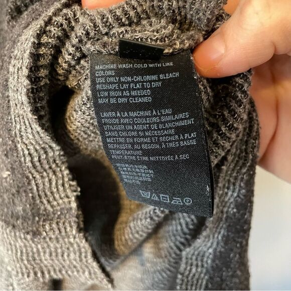 Anthropologie Maeve Womens Oversized Risa Hacci Tunic Cowl Neck S - Picture 8 of 11